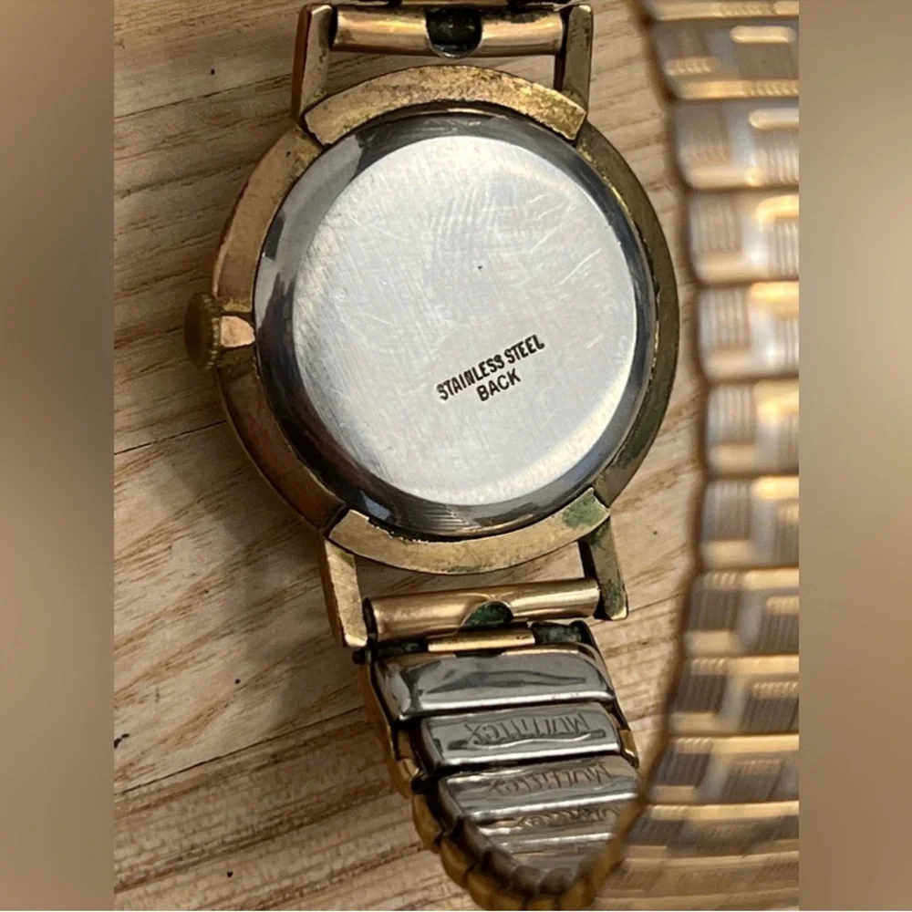 Ramona 17 Rubis Men's Watch RARE Vintage Mechanical Gold Filled Stretch Bracelet